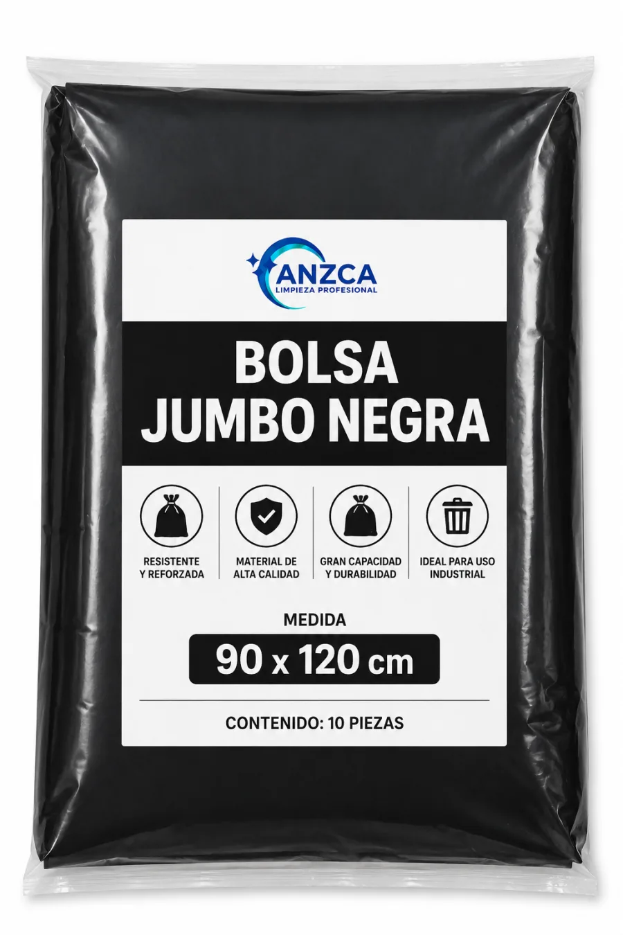 Bolsa Jumbo Negra 90x120